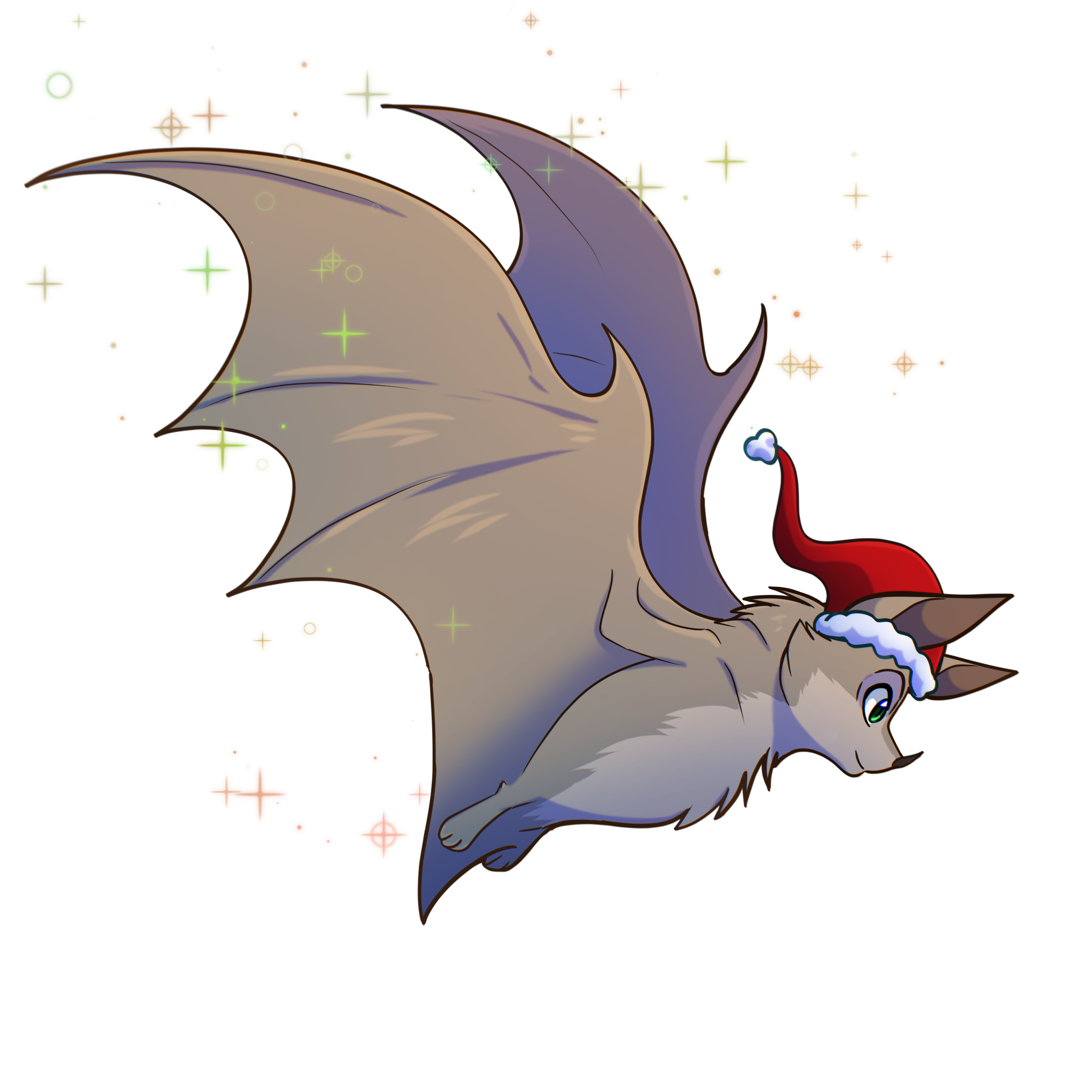 Fledermaus zum Ausmalen! 