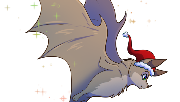 Fledermaus zum Ausmalen! 